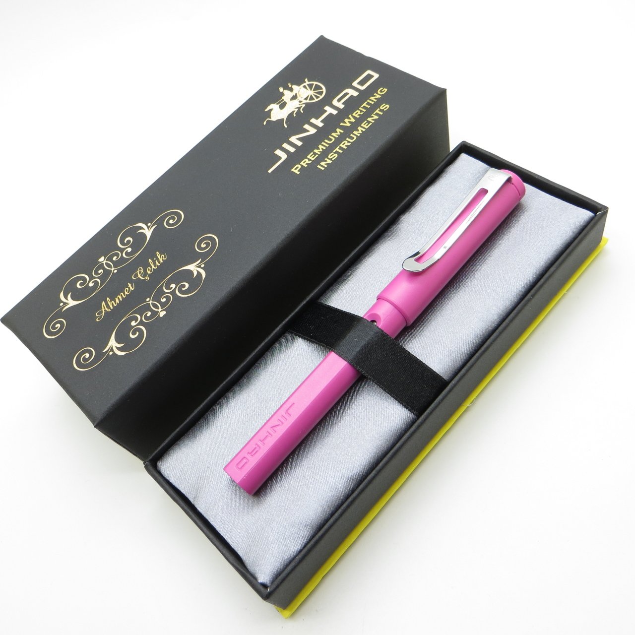 Jinhao Pastel Pembe Dolma Kalem | İsme Özel Kalem