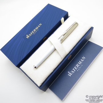 Waterman Hemisphere Silky Beyaz Roller Kalem | İsme Özel Kalem | Hediye Kalem
