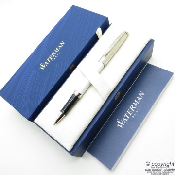 Waterman Hemisphere Silky Beyaz Roller Kalem | İsme Özel Kalem | Hediye Kalem