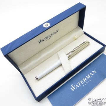 Waterman Hemisphere Silky Beyaz Roller Kalem | İsme Özel Kalem | Hediye Kalem