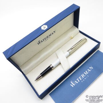 Waterman Hemisphere Silky Beyaz Roller Kalem | İsme Özel Kalem | Hediye Kalem