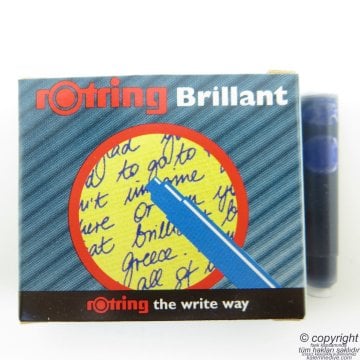 Rotring Brillant Kartuş Mavi