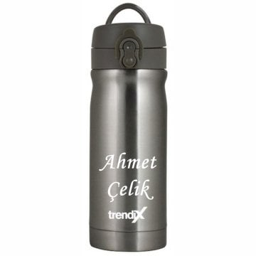 İsme Özel Termos 350Ml. Trendix Gri