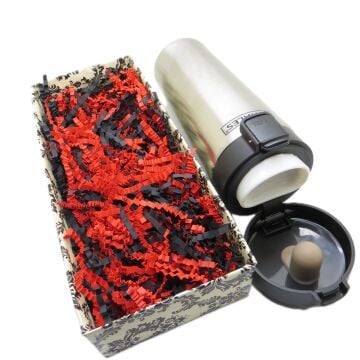 Thales Sierra Krom Çelik Termos 500ml. Kilitli Kapaklı ve Süzgeçli | Kişiye Özel Termos
