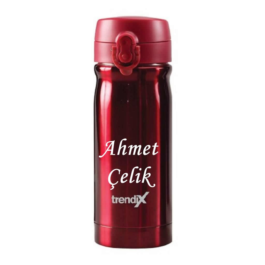 İsme Özel Termos 350Ml. Trendix Kırmızı