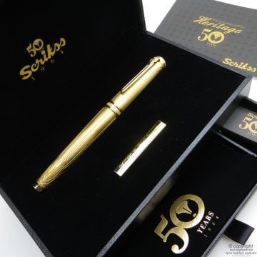 Scrikss Heritage Roller Kalem Altın Kaplama 50.Yıl | Scrikss Kalem | İsme Özel Kalem | Hediyelik Kalem