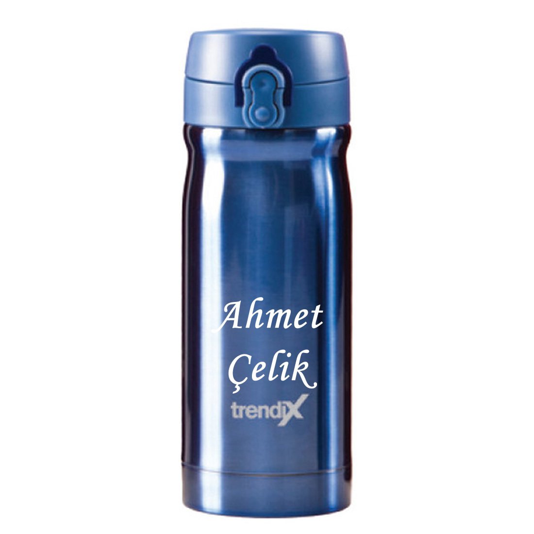 İsme Özel Termos 350Ml. Trendix Mavi