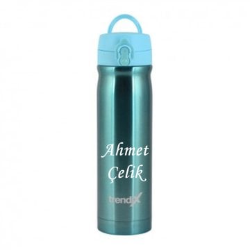 İsme Özel Termos 350Ml. Trendix Pastel Mavi