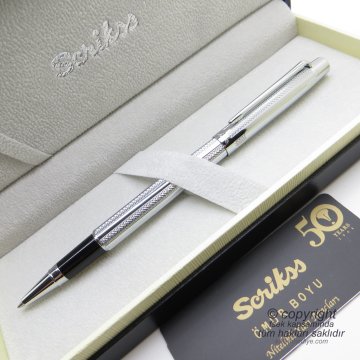Scrikss 722W Krom Roller Kalem | Scrikss Kalem | İsme Özel Kalem | Hediyelik Kalem