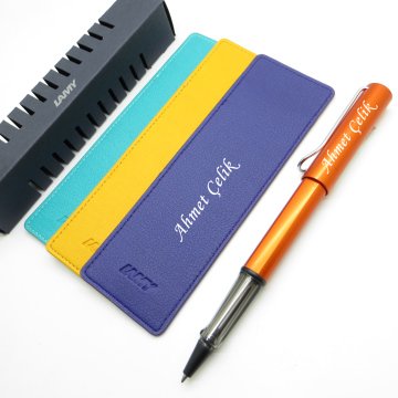 Lamy Al Star Bakır Turuncu Roller Kalem + Kalem Kılıfı | İsme Özel Kalem