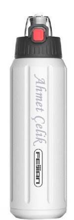 İsme Özel Termos 450Ml. Vagonlife Beyaz