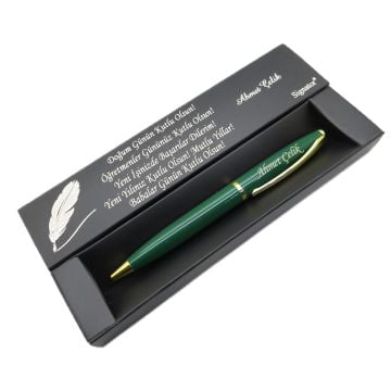 Signator® C400 Green Gold Tükenmez Kalem | İsme Özel Kalem | Hediyelik Kalem