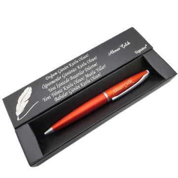 Signator® C410 Mat Mercan Krom Tükenmez Kalem | İsme Özel Kalem | Hediyelik Kalem
