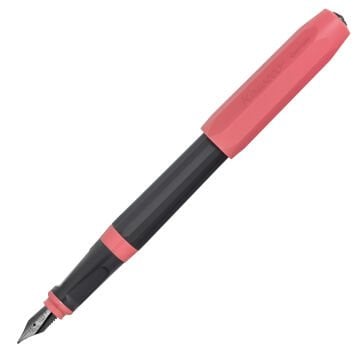Kaweco 10001313 Perkeo Dolma Kalem Siyah / Pembe Medium | İsme Özel Kalem