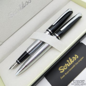 Scrikss 477 Dolma Kalem + Tükenmez Kalem Takım | Scrikss Kalem | İsme Özel Kalem | Hediyelik Kalem