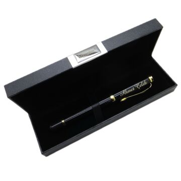 Signator® M546 Siyah Altın Roller Kalem | İsme Özel Kalem | Hediyelik Kalem