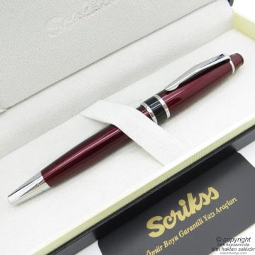 Scrikss 63 Bordo Roller Kalem | Scrikss Kalem | İsme Özel Kalem | Hediyelik Kalem