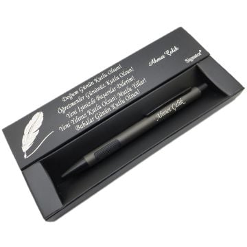 Signator® C420 Mat Füme Tükenmez Kalem | İsme Özel Kalem | Hediyelik Kalem