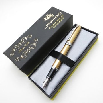 Jinhao Golden Lake Full Metal Dolma Kalem | İsme Özel Kalem