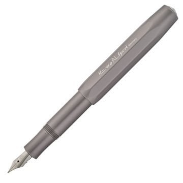 Kaweco 10000092 Al Sport Koyu Gri Dolma Kalem Medium Uç | İsme Özel Kalem
