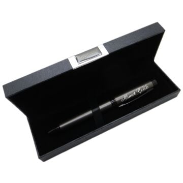 Signator® M555 Mat Titanyum Siyah Tükenmez Kalem | İsme Özel Kalem | Hediyelik Kalem