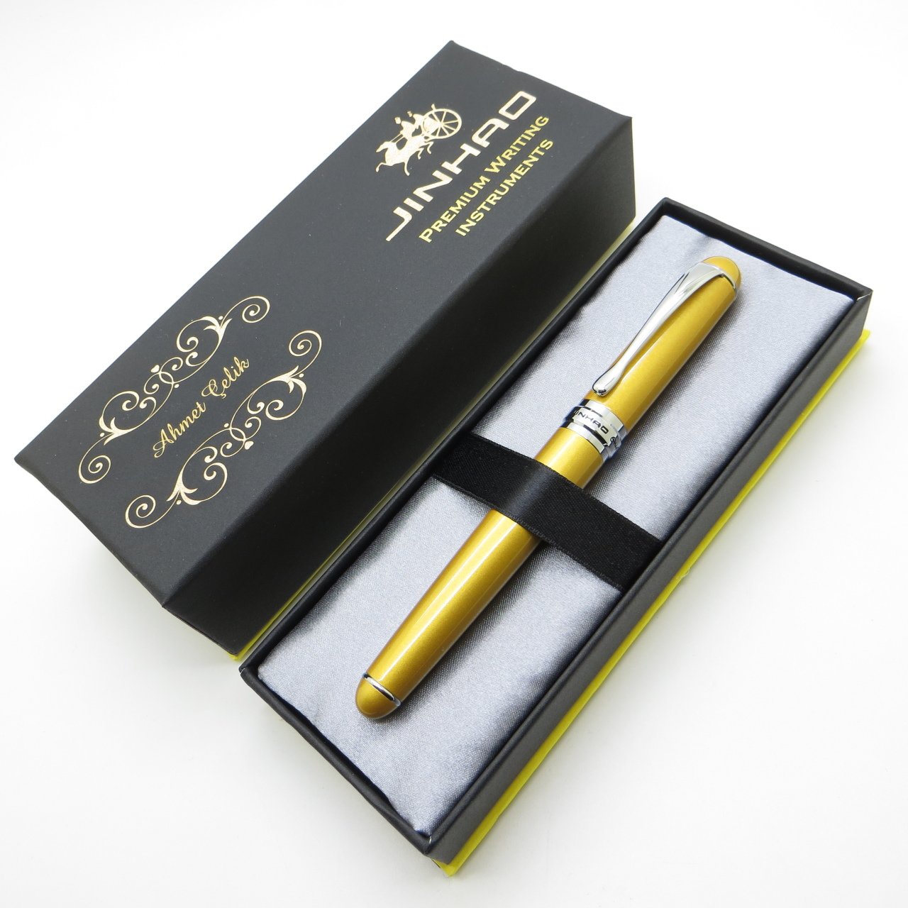 Jinhao Goldest Full Metal Dolma Kalem | İsme Özel Kalem