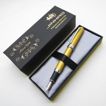 Jinhao Goldest Full Metal Dolma Kalem | İsme Özel Kalem