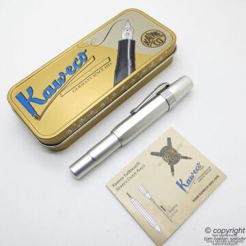 Kaweco Al Sport 10000716 Mat Krom Roller Kalem | İsme Özel Kalem