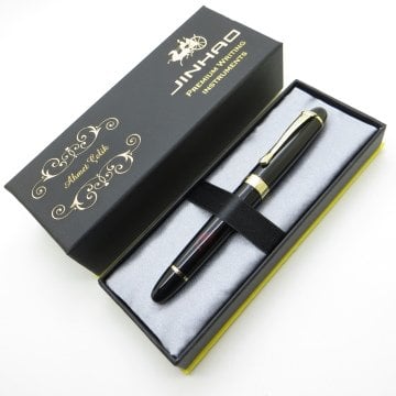 Jinhao Red Gold Sedefli Full Metal Dolma Kalem | İsme Özel Kalem