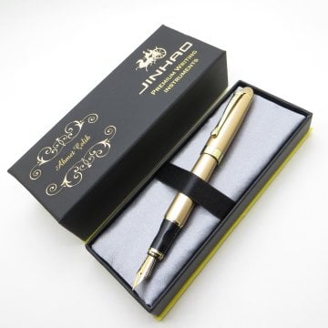 Jinhao Golden Altın Full Metal Dolma Kalem | İsme Özel Kalem