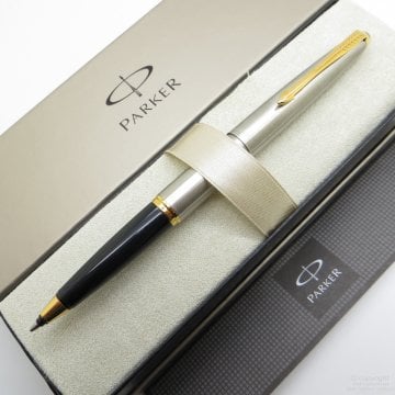 Parker 45 Stainless Steel CT Roller Kalem | İsme Özel Kalem | Hediyelik Kalem