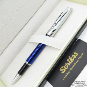 Scrikss 39 Lacivert Krom Roller Kalem | Scrikss Kalem | İsme Özel Kalem | Hediyelik Kalem
