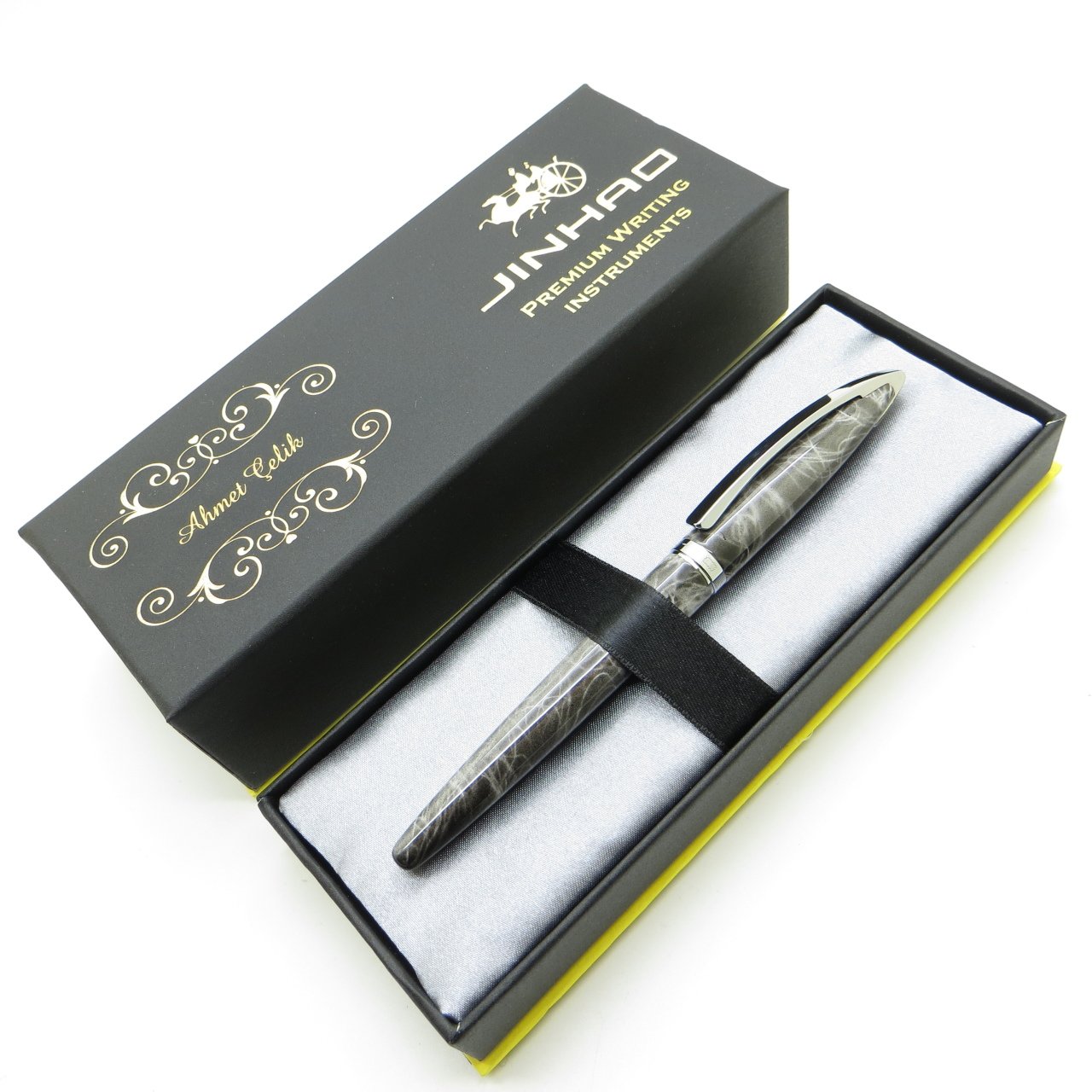 Jinhao Duman Sedefli Full Metal Dolma Kalem | İsme Özel Kalem