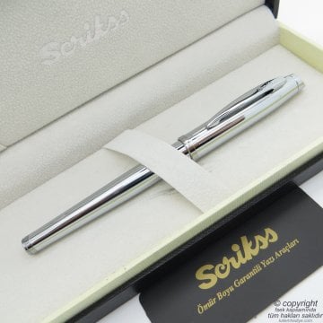 Scrikss 39 Parlak Krom Dolma Kalem | Scrikss Kalem | İsme Özel Kalem | Hediyelik Kalem