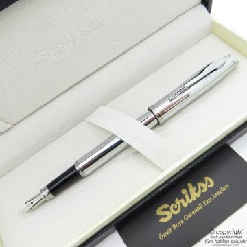 Scrikss 39 Parlak Krom Dolma Kalem | Scrikss Kalem | İsme Özel Kalem | Hediyelik Kalem