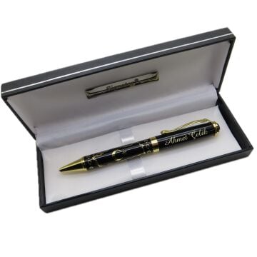 Signator® M571 Türkiye Haritalı Bayraklı Tükenmez Kalem | İsme Özel Kalem | Hediyelik Kalem