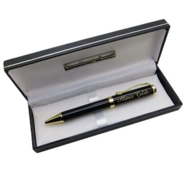 Signator® M573 Siyah Altın Tükenmez Kalem | İsme Özel Kalem | Hediyelik Kalem