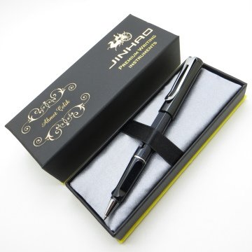 Jinhao Parlak Siyah Roller Kalem | İsme Özel Kalem