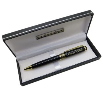 Signator® M577 Siyah Altın Tükenmez Kalem | İsme Özel Kalem | Hediyelik Kalem