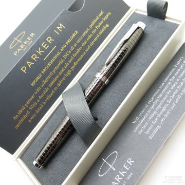 Parker IM Premium Titanyum Kurşun Gri Dolma Kalem | İsme Özel Kalem
