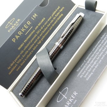 Parker IM Premium Titanyum Kurşun Gri Roller Kalem | İsme Özel Kalem