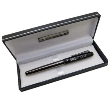 Signator® M581 Titanyum Black Roller Kalem | İsme Özel Kalem | Hediyelik Kalem