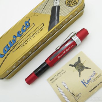 Kaweco 10000358 Ac Sport Dolma Kalem Kırmızı-Siyah Medium Uç | İsme Özel Kalem