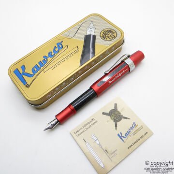 Kaweco 10000358 Ac Sport Dolma Kalem Kırmızı-Siyah Medium Uç | İsme Özel Kalem
