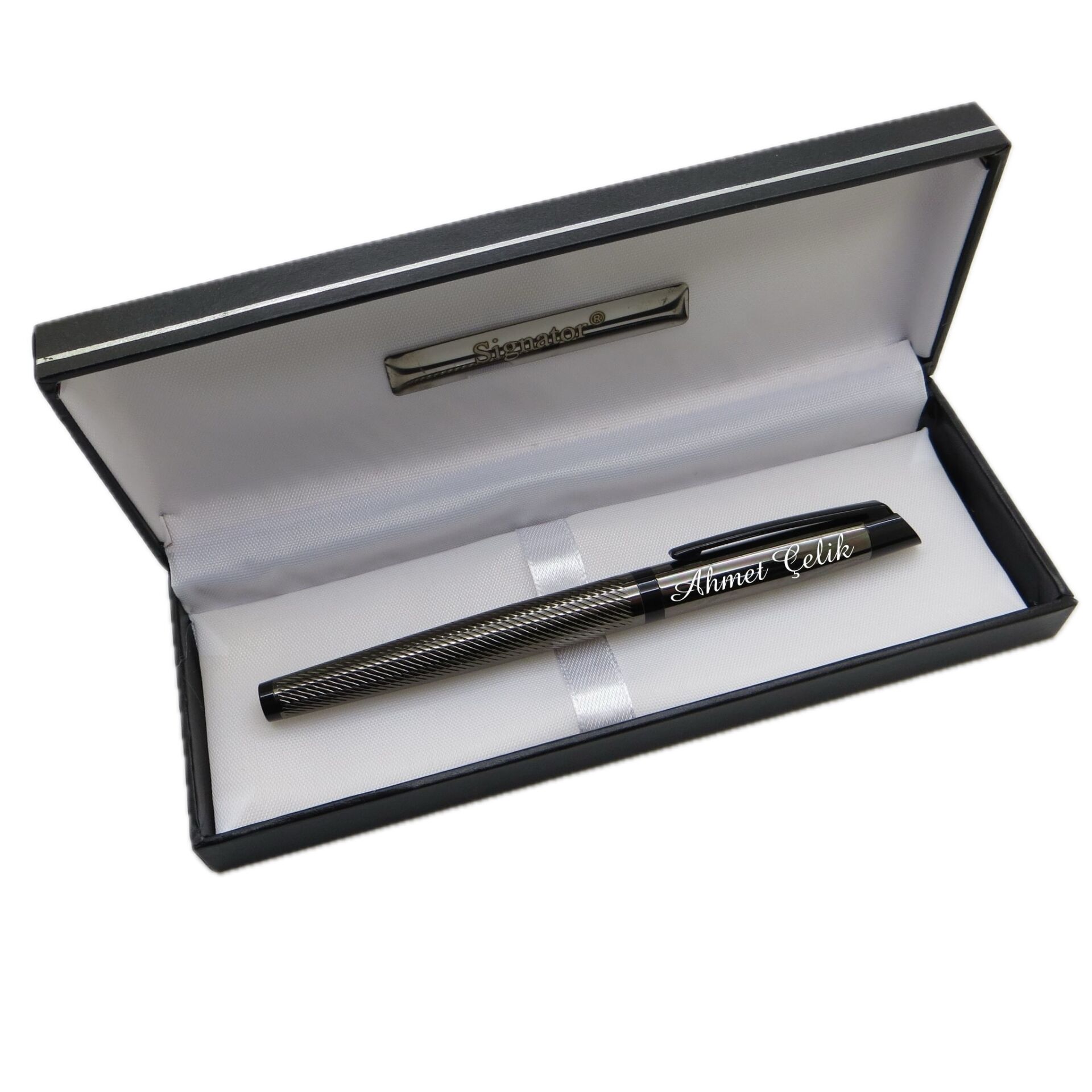 Signator® M583 Titanyum Desenli Roller Kalem | İsme Özel Kalem | Hediyelik Kalem