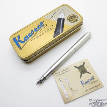 Kaweco 10000152 Liliput Mat Krom Dolma Kalem | İsme Özel Kalem