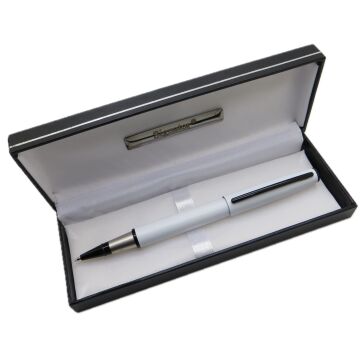 Signator® M586 Mat Beyaz Roller Kalem | İsme Özel Kalem | Hediyelik Kalem