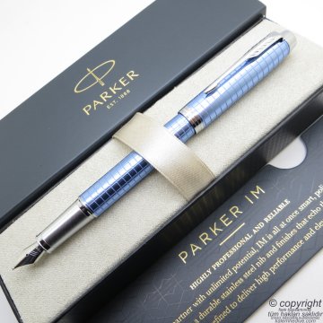 Parker IM Premium Sky Mavi Dolma Kalem | İsme Özel Kalem