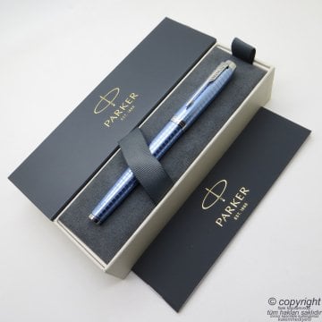 Parker IM Premium Sky Mavi Dolma Kalem | İsme Özel Kalem