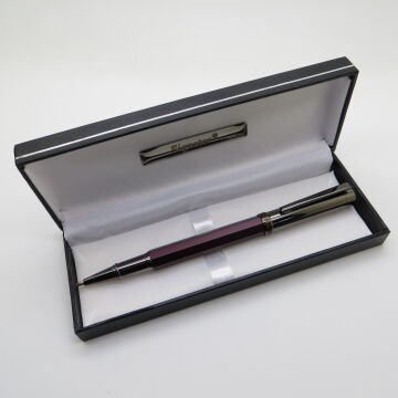 Signator® M590 Bordo Titanyum Roller Kalem | İsme Özel Kalem | Hediyelik Kalem